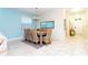 Dining room featuring a dining table with seating for six and tile flooring at 9004 Majesty Palm Rd, Kissimmee, FL 34747