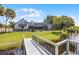 Stunning waterfront property with a private dock and a lush green lawn, perfect for outdoor activities at 107 Coveridge Ln, Longwood, FL 32779