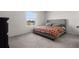 Cozy bedroom with a scenic window view, comfortable carpet, and a relaxing ambiance at 1121 Blue Jay Dr, Davenport, FL 33837