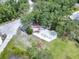 An aerial view of a colorful playground surrounded by trees at 14143 Conifer Dr, Orlando, FL 32832