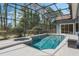 Beautiful screened-in pool and spa, ideal for relaxing and entertaining in a private setting at 1570 Westover Loop, Lake Mary, FL 32746
