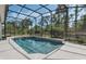 Screened-in pool area with clear water and a jacuzzi, perfect for relaxation and outdoor enjoyment at 1570 Westover Loop, Lake Mary, FL 32746