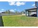 Large backyard with privacy fence offers plenty of space for outdoor activities at 2628 Cedar Shake Ct, Oviedo, FL 32765