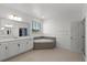 Bright bathroom featuring a soaking tub, double vanity, and tile flooring at 2628 Cedar Shake Ct, Oviedo, FL 32765