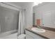 Well-lit bathroom with a shower and tub combination at 2628 Cedar Shake Ct, Oviedo, FL 32765