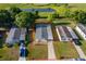 Aerial view highlighting the home's location, lot size, and proximity to neighborhood amenities at 2650 Einwood Dr, Kissimmee, FL 34758