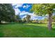 Expansive backyard with mature trees, providing privacy and a serene outdoor retreat at 2650 Einwood Dr, Kissimmee, FL 34758