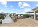 A grilling area and outdoor dining next to the marina at 2700 N Peninsula Ave # 215, New Smyrna Beach, FL 32169