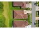 Aerial view of home showcasing roof and lawn at 3375 Bellino Blvd., New Smyrna Beach, FL 32168
