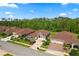 Aerial view of home showcasing a well-manicured lawn at 3375 Bellino Blvd., New Smyrna Beach, FL 32168