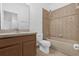 Standard bathroom features a shower and tub combo, toilet and sink at 3462 Allegra Cir, St Cloud, FL 34772