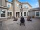 Private backyard featuring a brick patio with outdoor seating, offering a peaceful retreat for relaxation or entertaining at 3664 Farm Bell Pl, Lake Mary, FL 32746