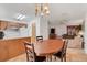 The dining room is conveniently located near the kitchen and living area for easy access at 728 E Clifford Ave, Eustis, FL 32726