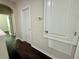 Hallway with dark wood floors and access to other rooms at 8271 Maritime Flag St # 125, Windermere, FL 34786
