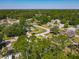 Aerial view of a community surrounded by lush greenery and scattered single-Gathering homes at 1296 Gage Ave, Deltona, FL 32738
