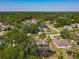 Aerial view of a community surrounded by lush greenery and scattered single-Gathering homes at 1296 Gage Ave, Deltona, FL 32738
