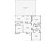 Detailed floor plan featuring bedrooms, bathrooms, living spaces, and a screened patio/pool at 1296 Gage Ave, Deltona, FL 32738