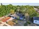 Aerial view of a home in a tree-filled neighborhood at 1656 Brentlawn St, Deltona, FL 32725