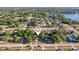 Neighborhood featuring lush greenery and a serene lake in the distance at 1656 Brentlawn St, Deltona, FL 32725