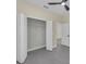 Bedroom closet offers ample storage space, perfect for organizing clothes and accessories at 1686 17Th St, Orange City, FL 32763