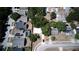 Aerial view showcases the home's location within a neighborhood with well-maintained landscaping at 2132 Rouse Lake Rd, Orlando, FL 32817