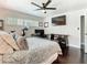 Bedroom featuring natural light, a ceiling fan, and desk area perfect for work or study at 2817 Prince John Rd, Winter Park, FL 32792