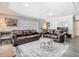 Spacious living room with comfortable seating and a modern decor at 2817 Prince John Rd, Winter Park, FL 32792