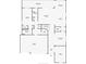 Detailed floor plan showcasing layout of living room, kitchen, bedrooms, bathrooms, and enclosed patio at 3417 Michigan St, Lake Mary, FL 32746