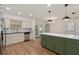 Spacious kitchen with stainless steel appliances and a large center island at 5326 Weirwood Ave, Orlando, FL 32810