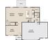 Detailed floor plan showcasing the layout of the home, including kitchen, Gathering room, garage, and patio at 1391 Dalkeith Cv, Sanford, FL 32771