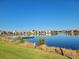 Houses across the calm lake at 15707 Cutter Sail Pl, Winter Garden, FL 34787