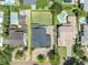 Aerial view of property with a large backyard at 1661 Woodland Ave, Winter Park, FL 32789