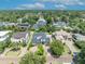 Lovely neighborhood aerial view with tree-lined streets and well-maintained homes at 1661 Woodland Ave, Winter Park, FL 32789
