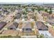 Aerial view of the neighborhood showcasing the home's location in a residential area at 344 Highland Meadows St, Davenport, FL 33837