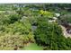 Aerial view showing property lines, tree coverage, and surrounding community at 6084 Masters Blvd, Orlando, FL 32819