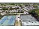 Aerial view features tennis courts in excellent condition at the community at 6084 Masters Blvd, Orlando, FL 32819