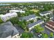 An aerial view of multiple white buildings, manicured landscaping, and convenient parking areas at 984 Fern Ave, Orlando, FL 32814