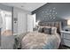 This bedroom features a neutral color scheme, walk in closet, and a ceiling fan at 16238 Misty Hills Ave, Winter Garden, FL 34787