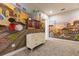 Unique bedroom space featuring a custom mural, TV, and lots of room to play at 1014 Jack Nicklaus Ct, Reunion, FL 34747