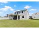 Expansive backyard featuring a screened-in patio, perfect for outdoor enjoyment at 13242 Orange Isle Dr, Windermere, FL 34786