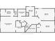Second floor plan displays primary bedroom, bathroom, laundry, bedrooms, and closets layout and dimensions at 14014 Millington St, Orlando, FL 32832