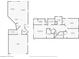 Detailed floor plan with labeled room dimensions, including kitchen, living room, bedrooms, and bathrooms at 14014 Millington St, Orlando, FL 32832