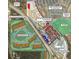 Aerial view of a large planned development featuring housing and a new hospital campus at 2075 Huntsman Ridge Rd, Clermont, FL 34715