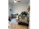 Lovely Bedroom design featuring baby crib, changing table, and fun decorations at 2075 Huntsman Ridge Rd, Clermont, FL 34715