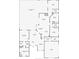 Detailed floor plan showing layout with measurements of rooms, including bedrooms, living room, and kitchen at 216 Hammock Oak Cir, Debary, FL 32713