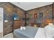 This bedroom features Harry Potter themed wallpaper and decor at 2616 Calistoga Ave, Kissimmee, FL 34741
