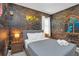 This bedroom features Harry Potter themed wallpaper and decor at 2616 Calistoga Ave, Kissimmee, FL 34741