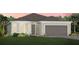 Charming single-Gathering home with a well-manicured lawn and attached two-car garage at 2729 Serenity Meadow Dr, Kissimmee, FL 34744