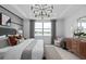 Bedroom boasts scenic views, soft lighting, comfortable furniture and stylish decor at 2741 Serenity Meadow Dr, Kissimmee, FL 34744