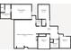 Detailed floor plan illustrating the home's layout: bedrooms, bathrooms, kitchen, and living spaces at 2827 Moonstone Bnd, Kissimmee, FL 34758